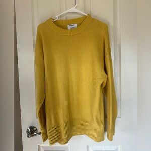 Old Navy Mustard Crew Neck Sweater